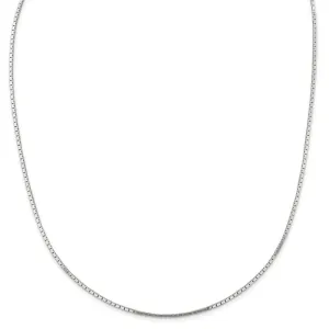 Silver Polished 1.50-mm Mirror Box Chain