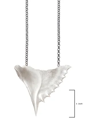 Silver TELSUN Fossil Crab Amulet
