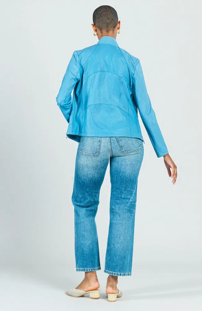 Sky Blue Liquid Leather™ Signature Jacket