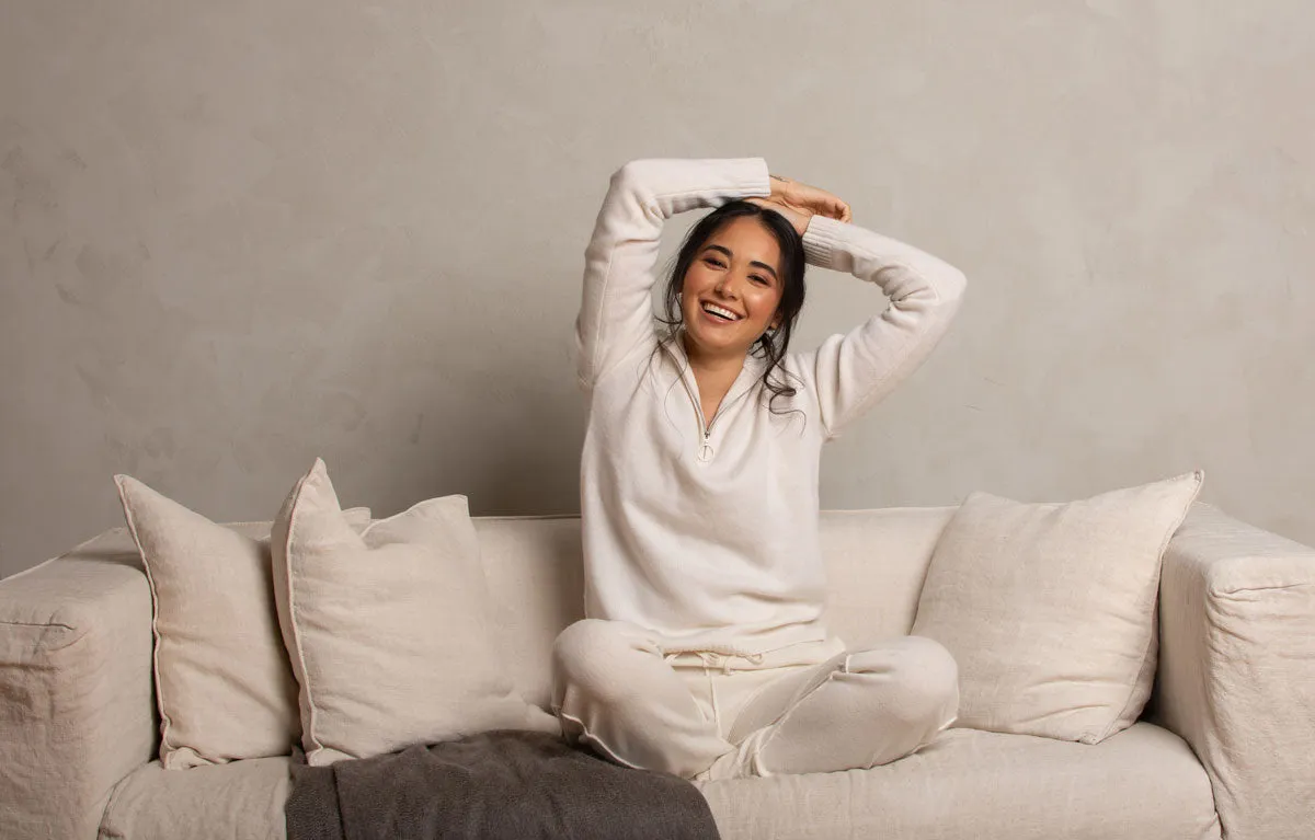 Solid Cashmere Throw Blanket