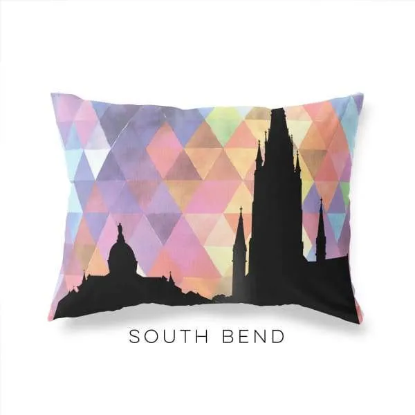 South Bend, Indiana geometric skyline