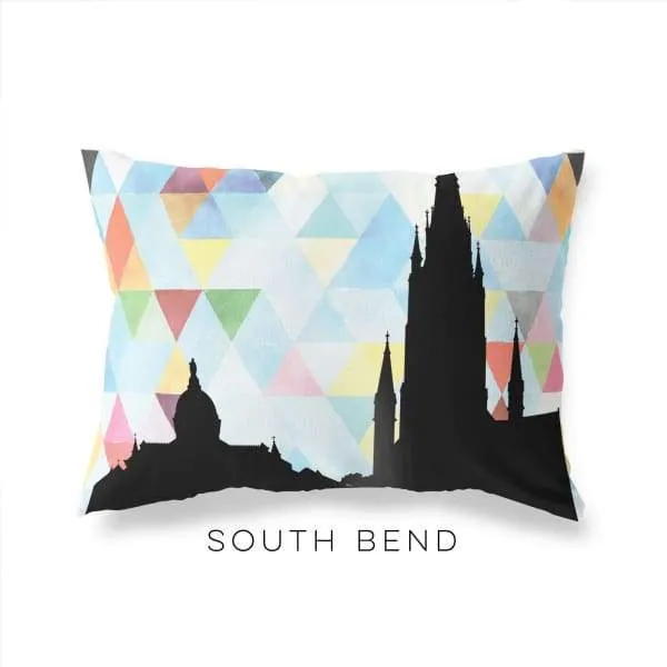 South Bend, Indiana geometric skyline