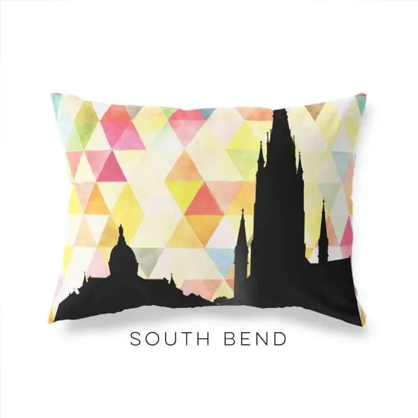 South Bend, Indiana geometric skyline