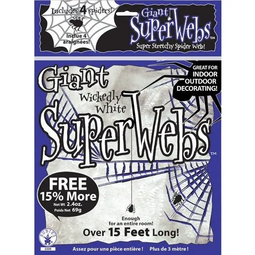 Spider Webbing - White
