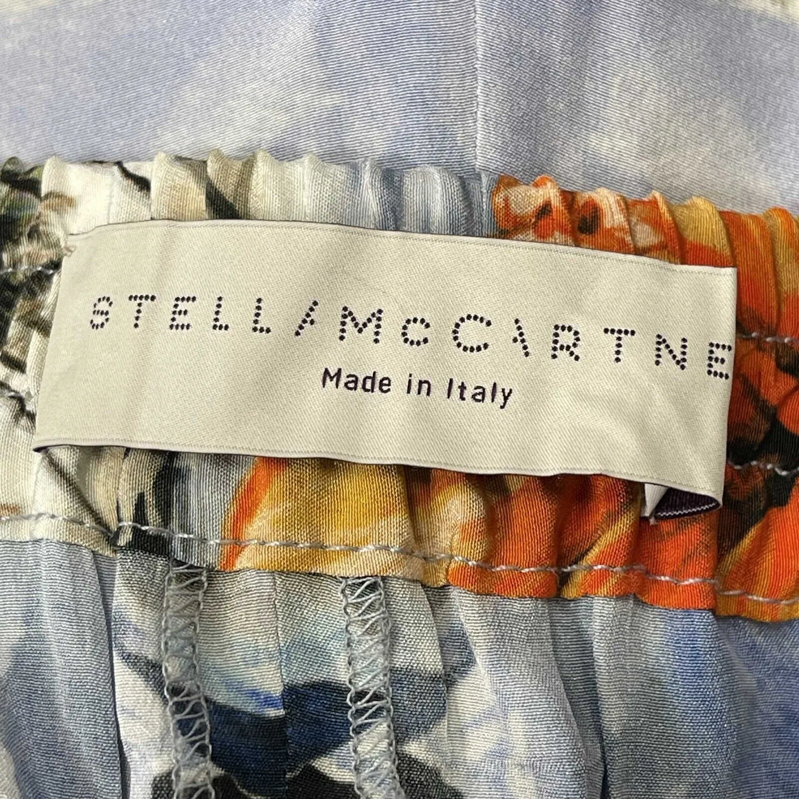 Stella McCartney orange flower Hawaiian surfer boxer shorts pants 42 US 6