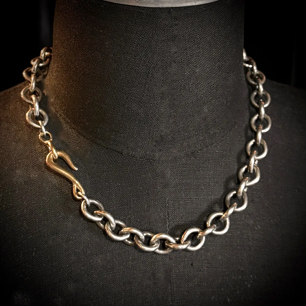 Sterling & Bronze Signature Chain Necklace