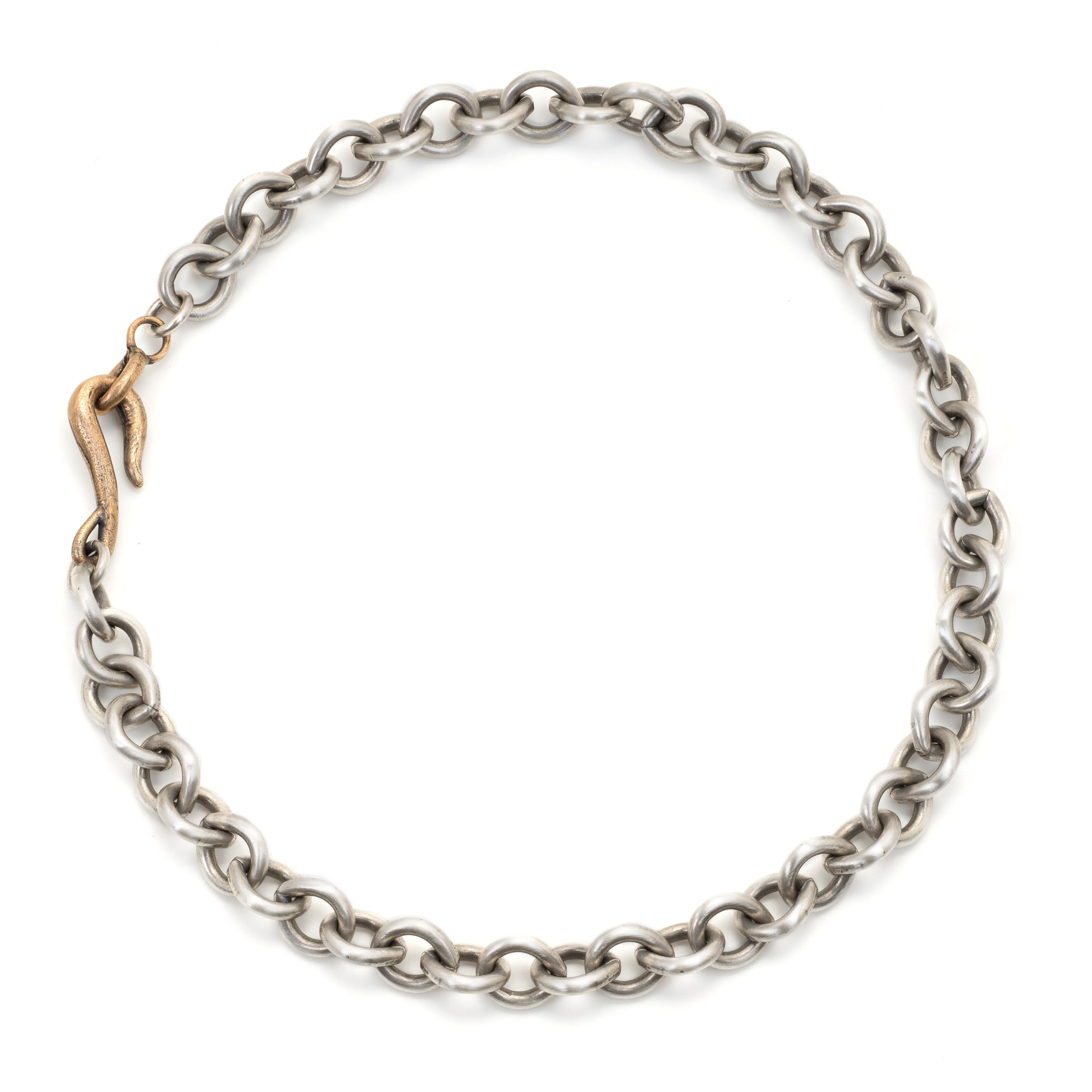 Sterling & Bronze Signature Chain Necklace
