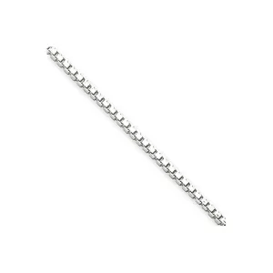 Sterling Silver Polish 1.40-mm Solid Box Chain