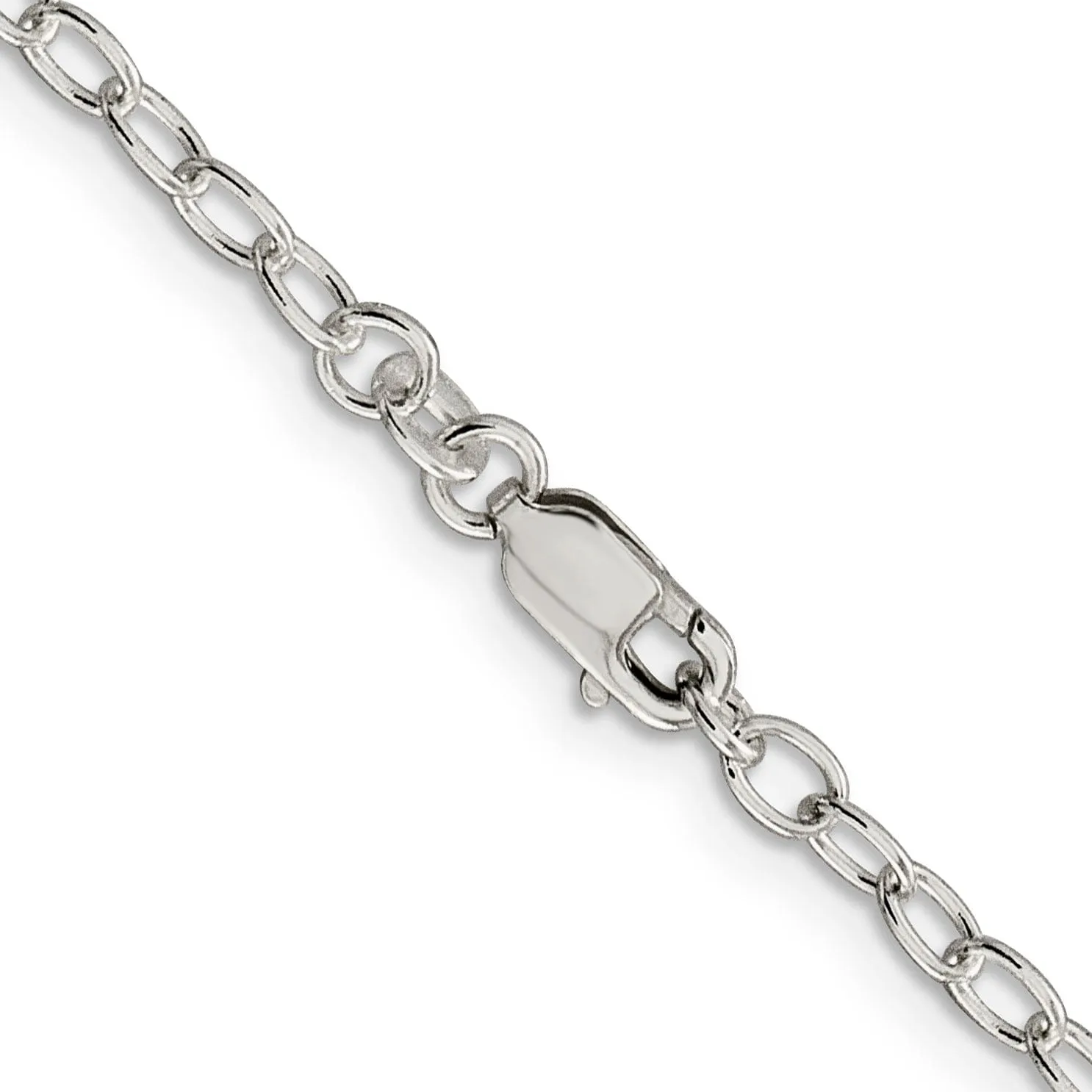 Sterling Silver Polished 3.40-mm Link Chain