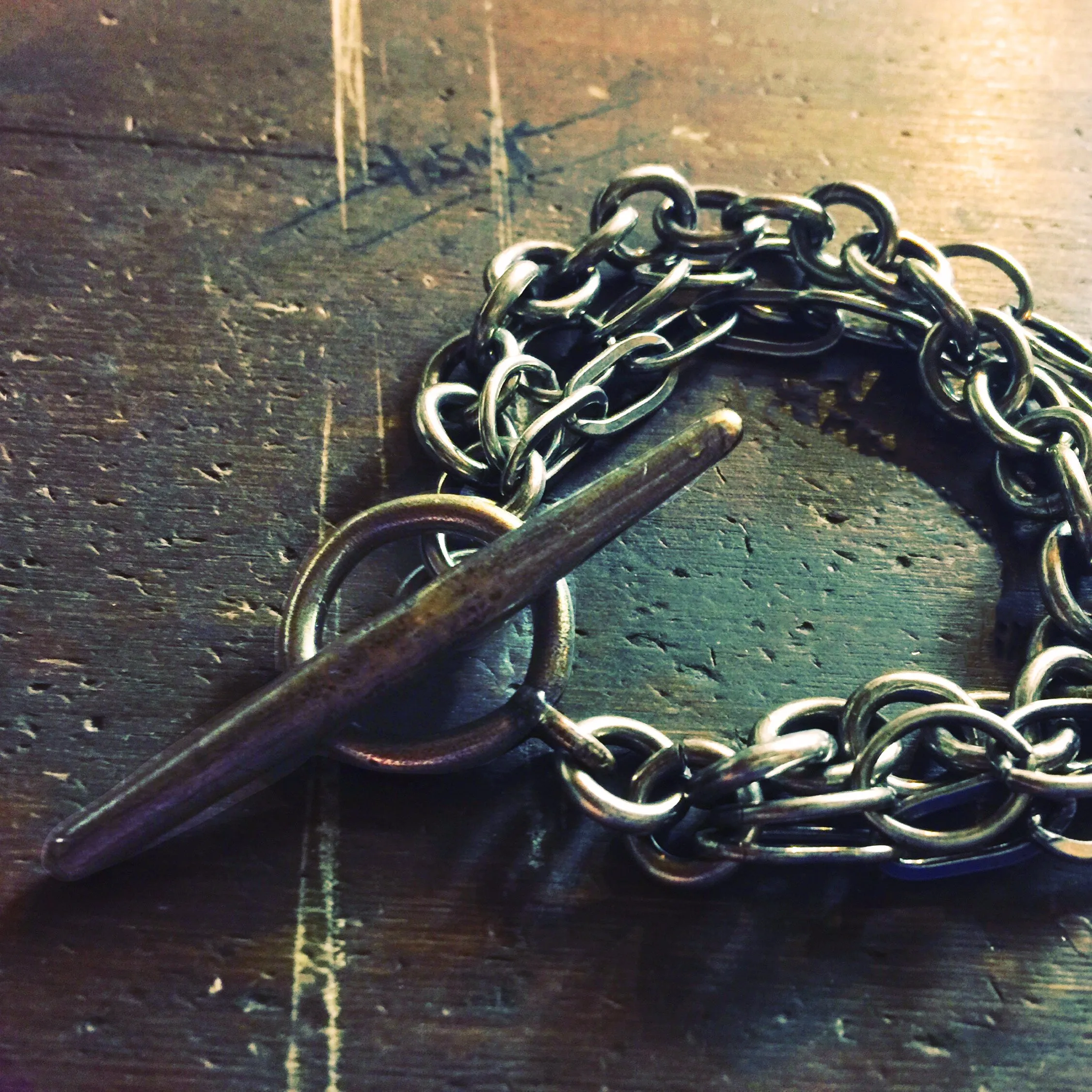 Sterling Silver Umbraculum Toggle Bracelet