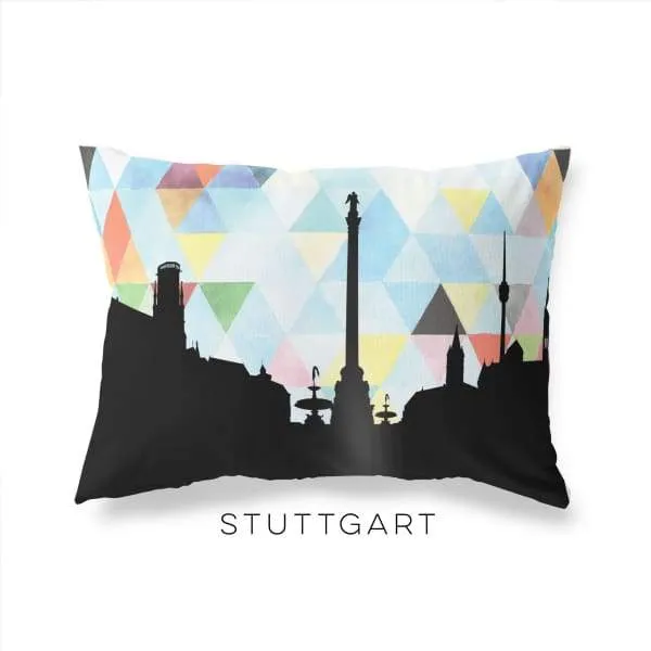 Stuttgart, Germany geometric skyline