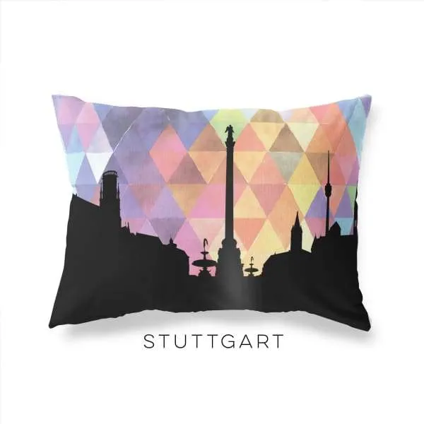 Stuttgart, Germany geometric skyline