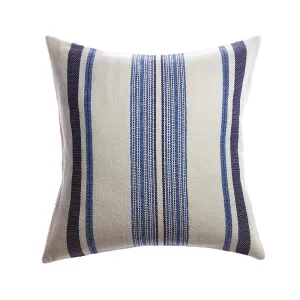 Sussie Square Wool Pillow - Blue