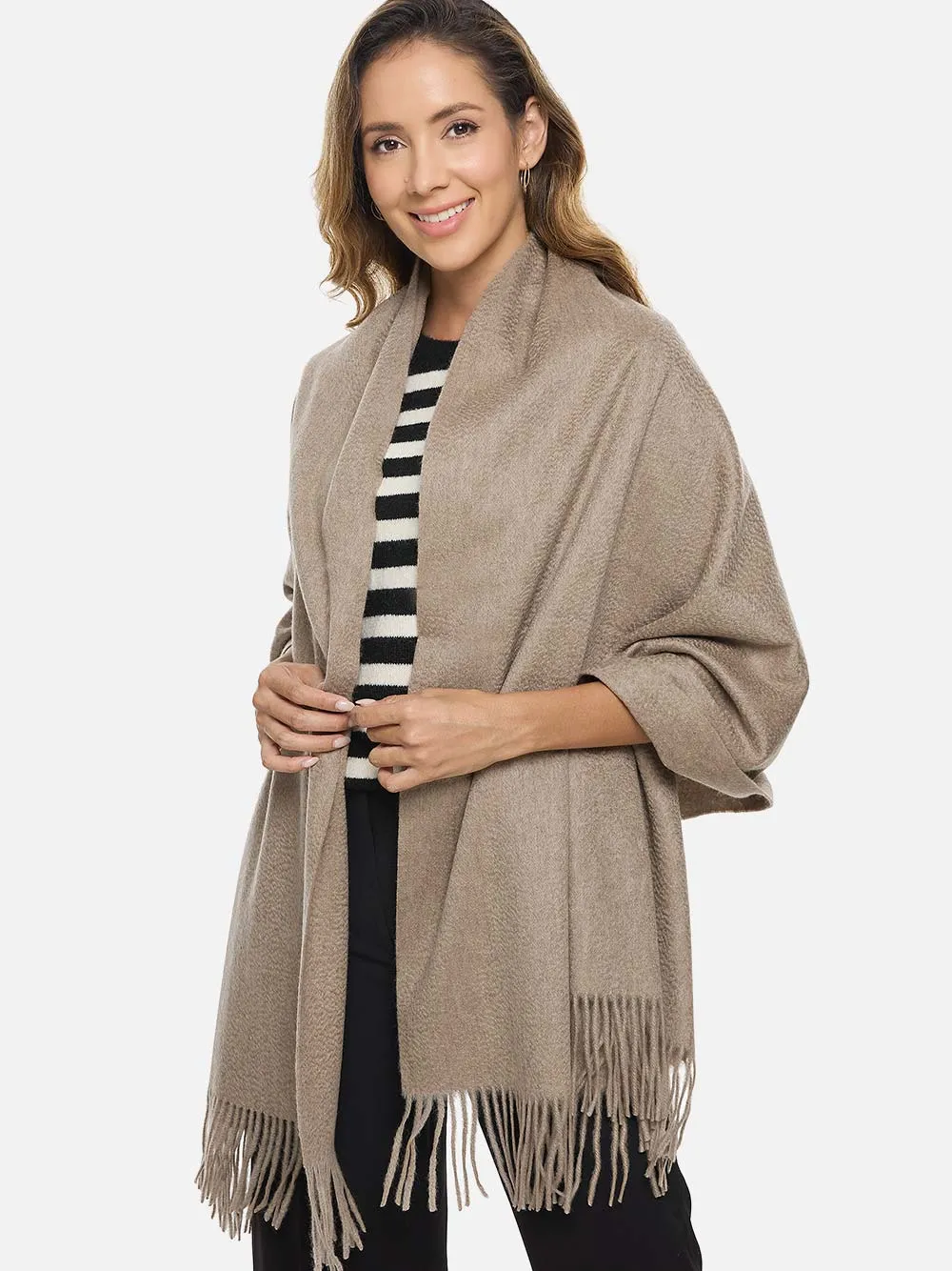 Taupe Cashmere Wrap