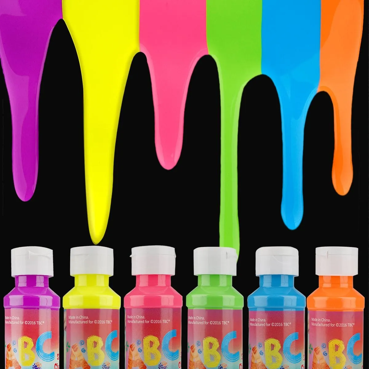 TBC The Best Craft - Neon color Sidewalk Chalk Paint Kit