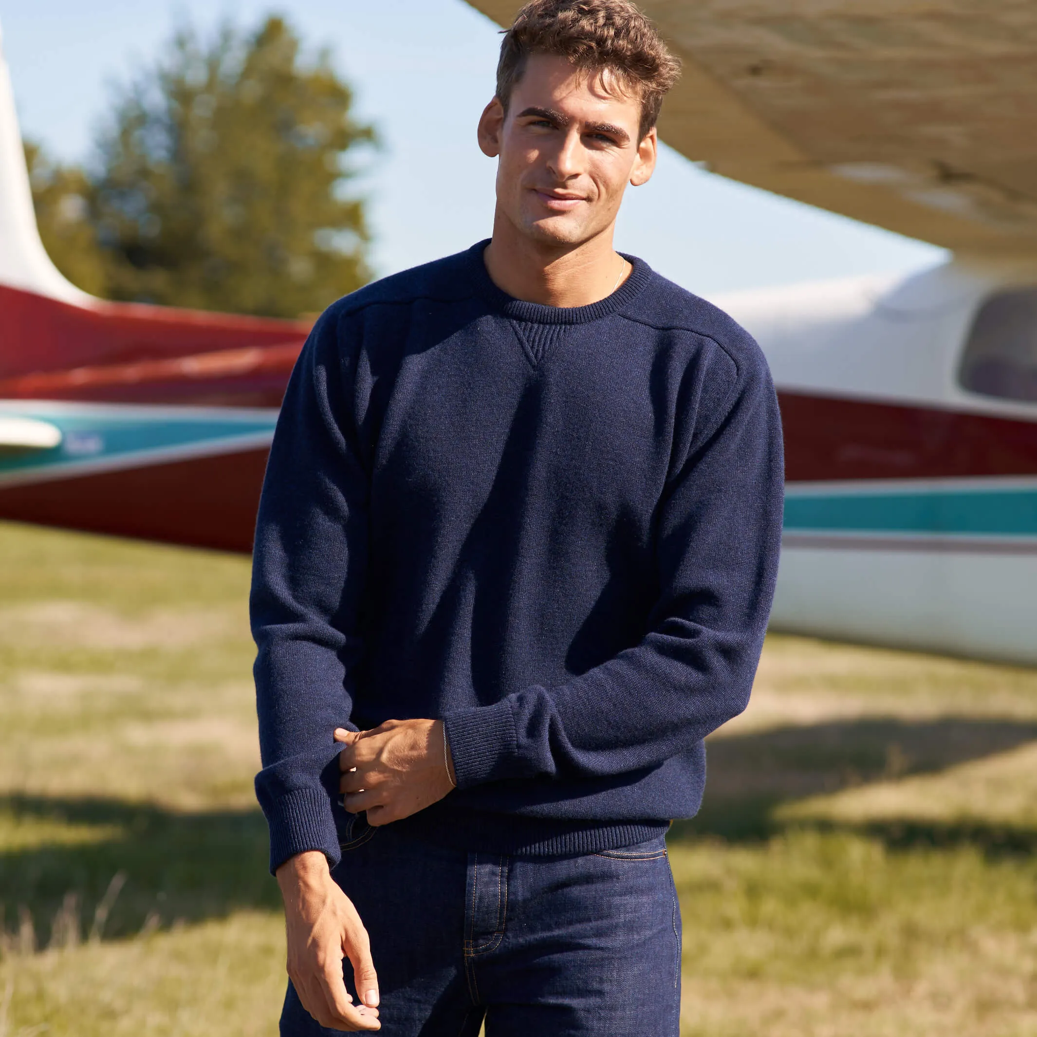 The Loden 4-Ply Cashmere Sport Crewneck Sweater