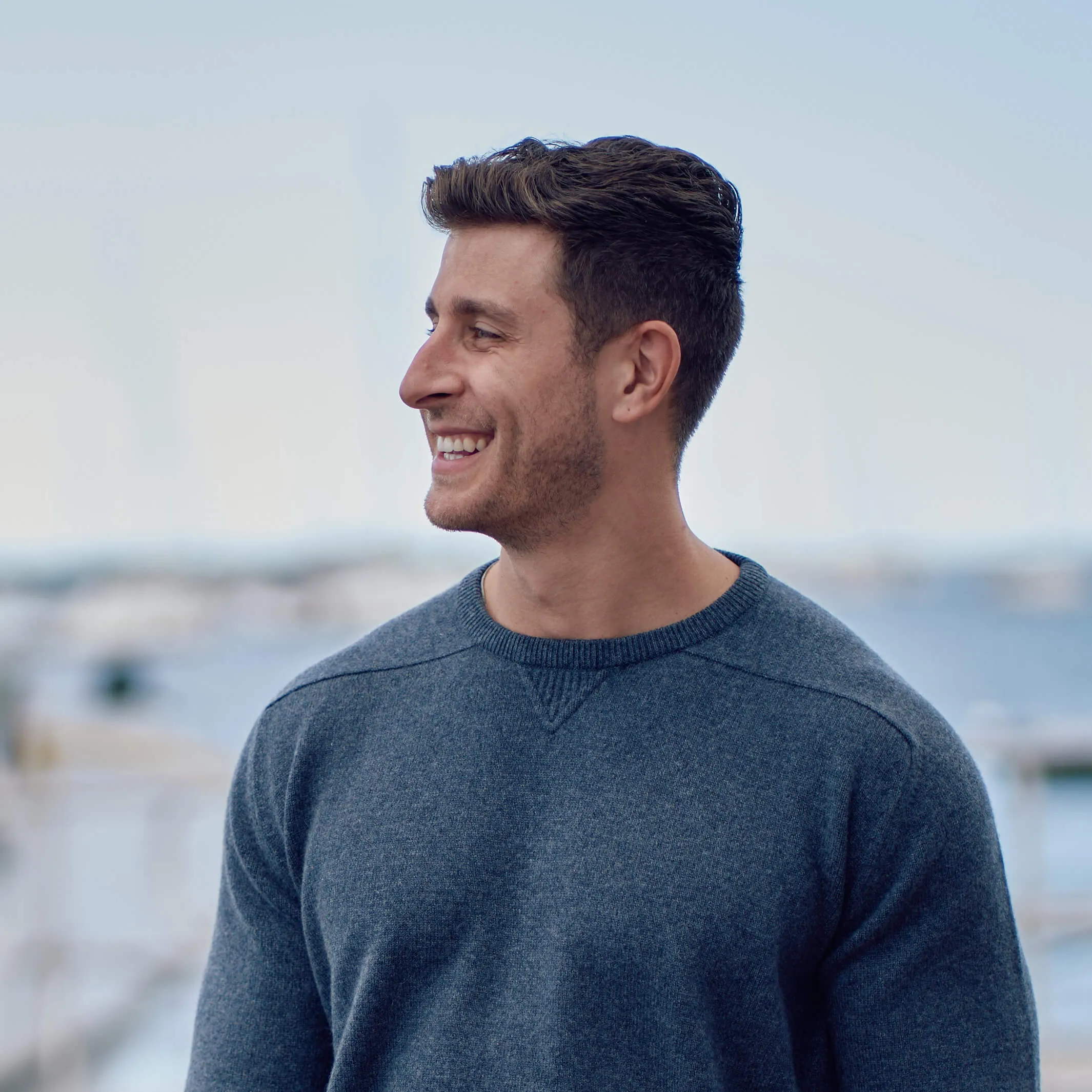 The Loden 4-Ply Cashmere Sport Crewneck Sweater