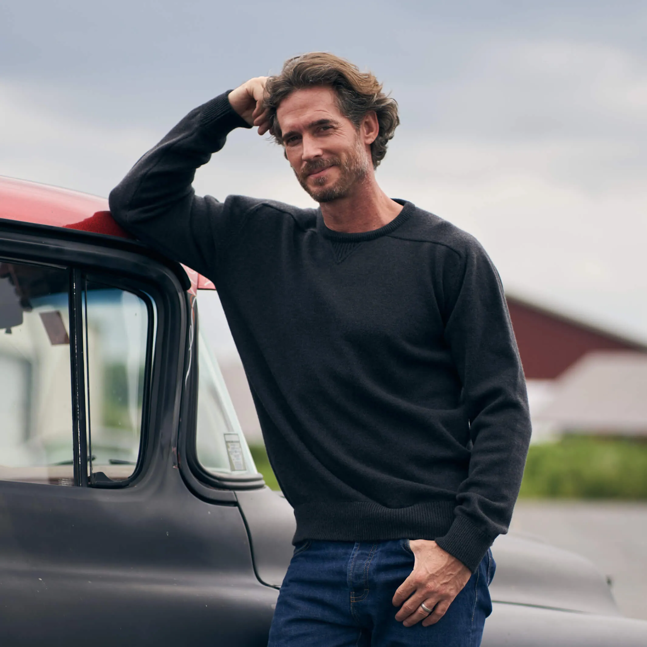 The Loden 4-Ply Cashmere Sport Crewneck Sweater