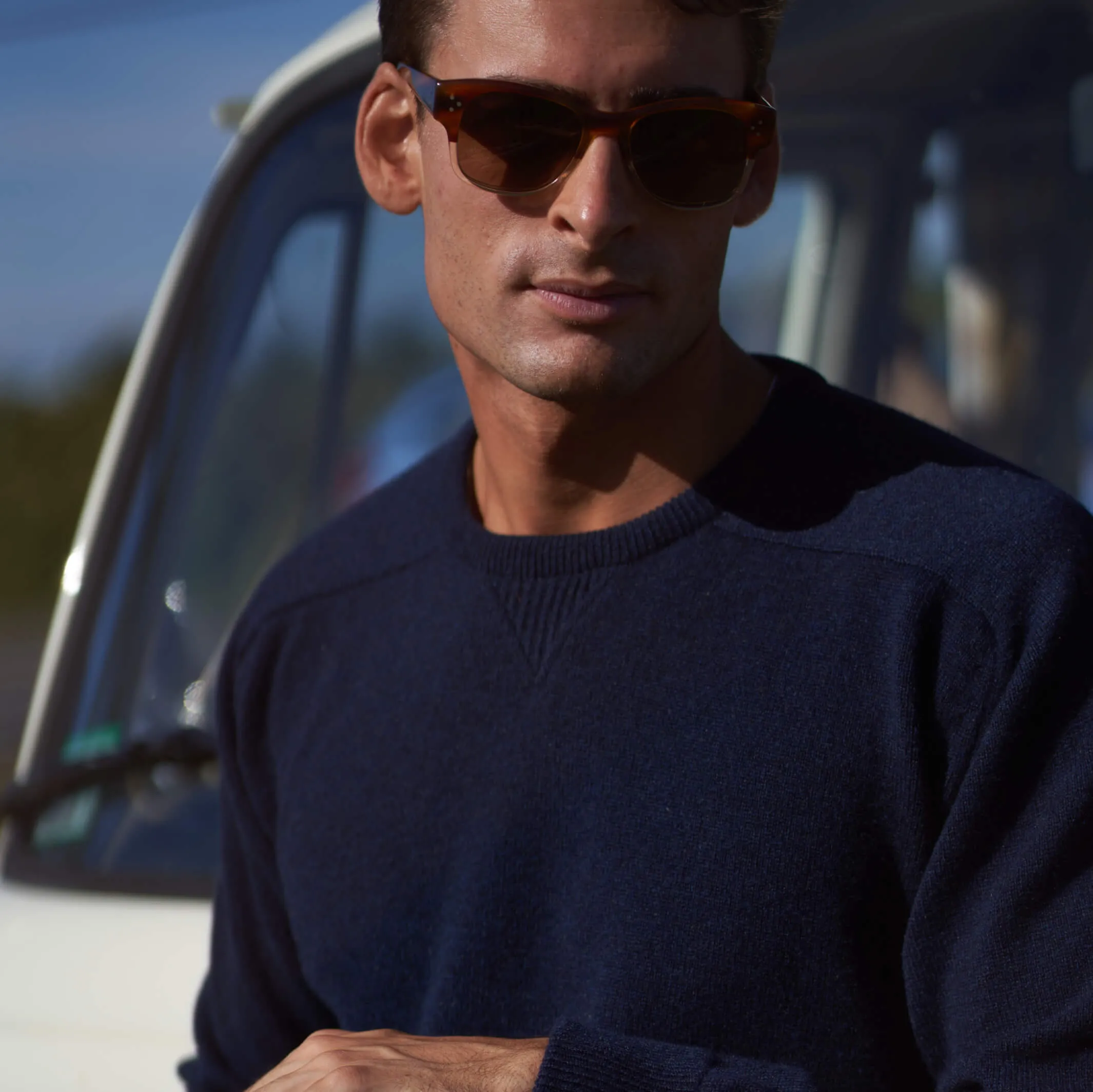 The Loden 4-Ply Cashmere Sport Crewneck Sweater