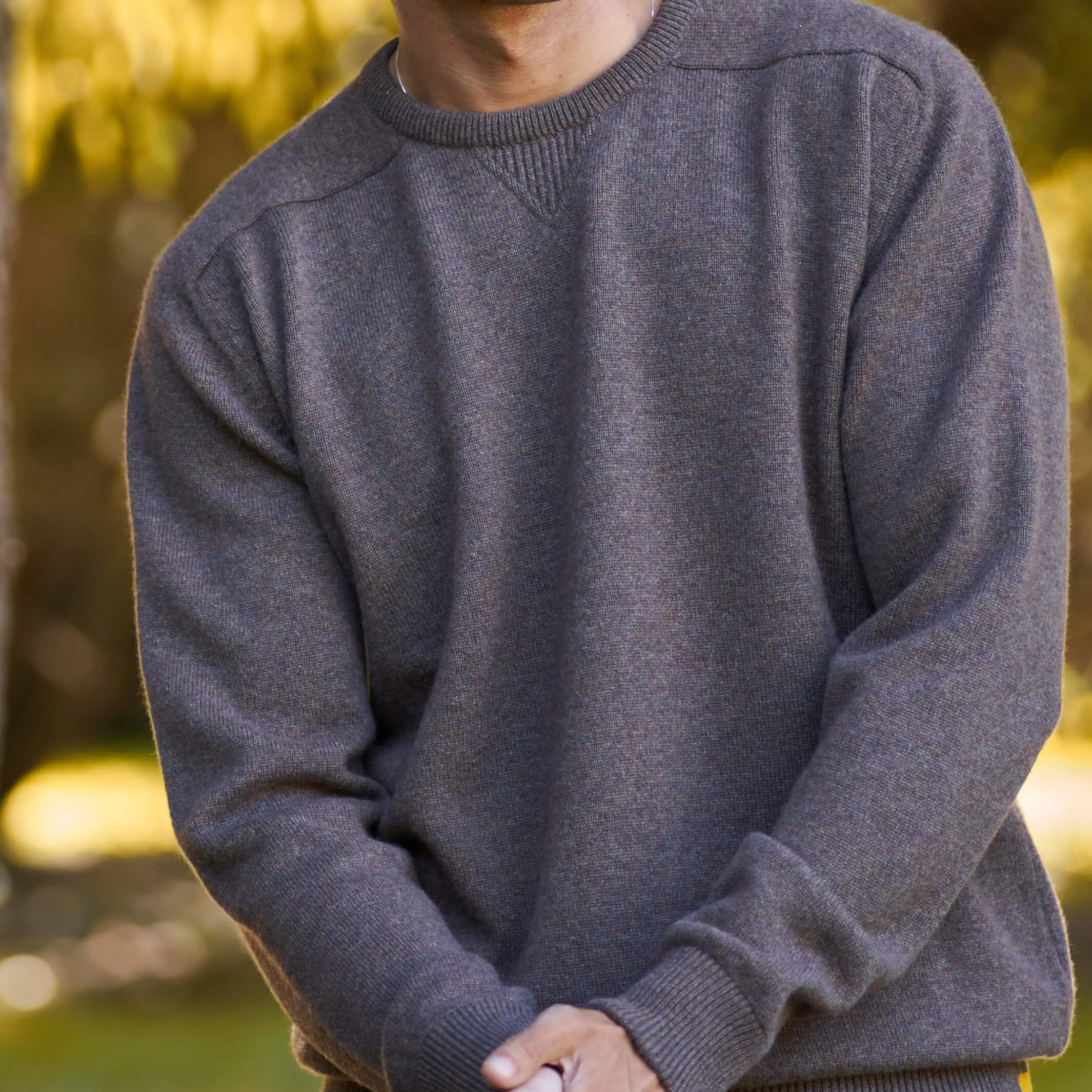 The Loden 4-Ply Cashmere Sport Crewneck Sweater