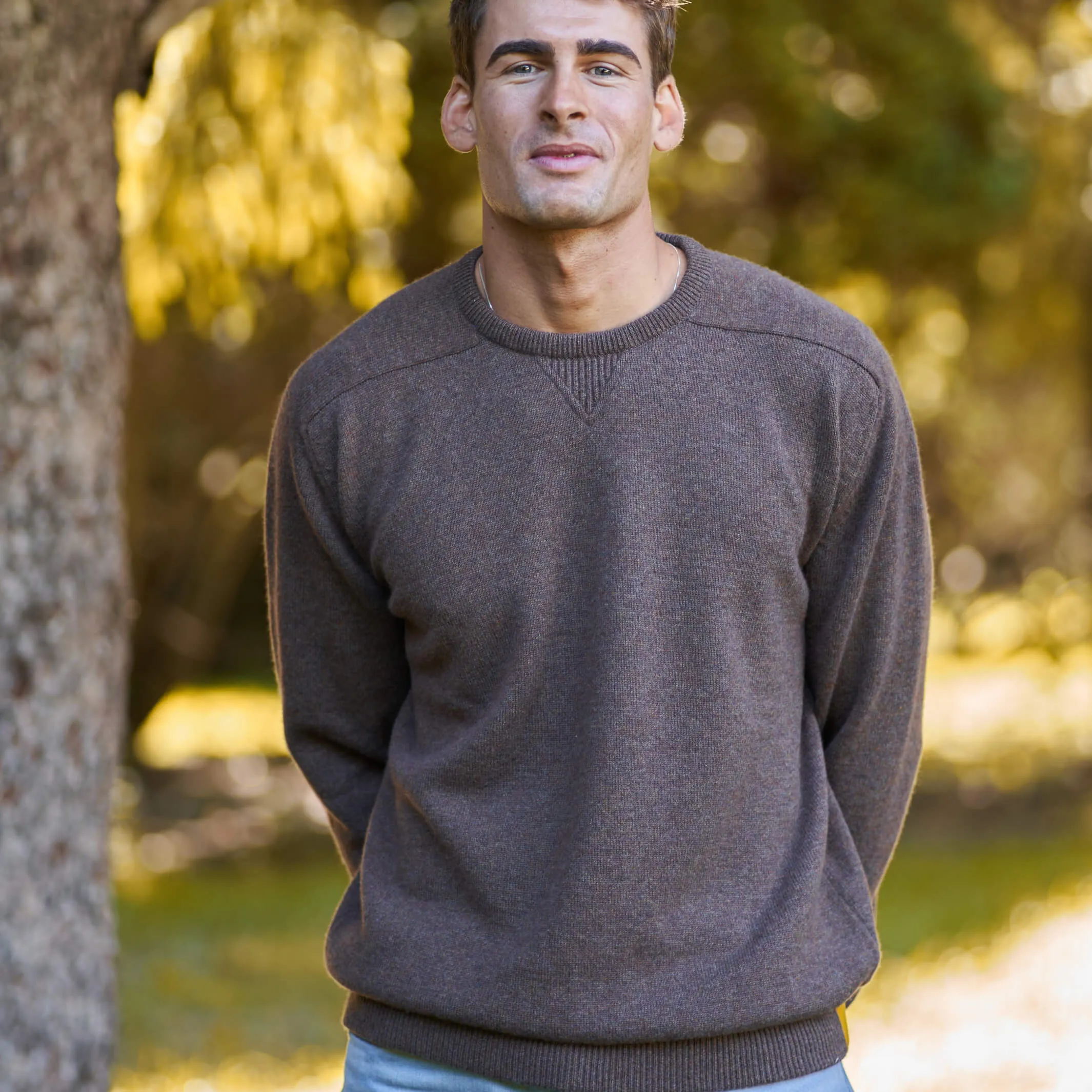 The Loden 4-Ply Cashmere Sport Crewneck Sweater