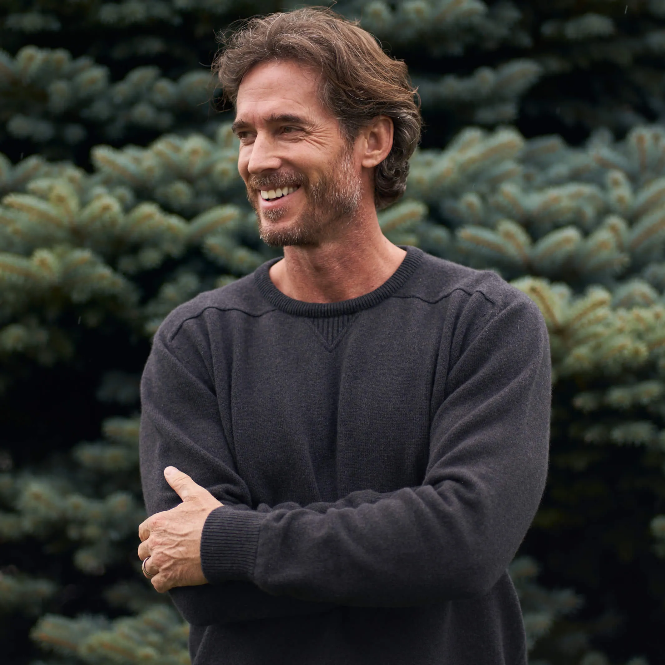 The Loden 4-Ply Cashmere Sport Crewneck Sweater