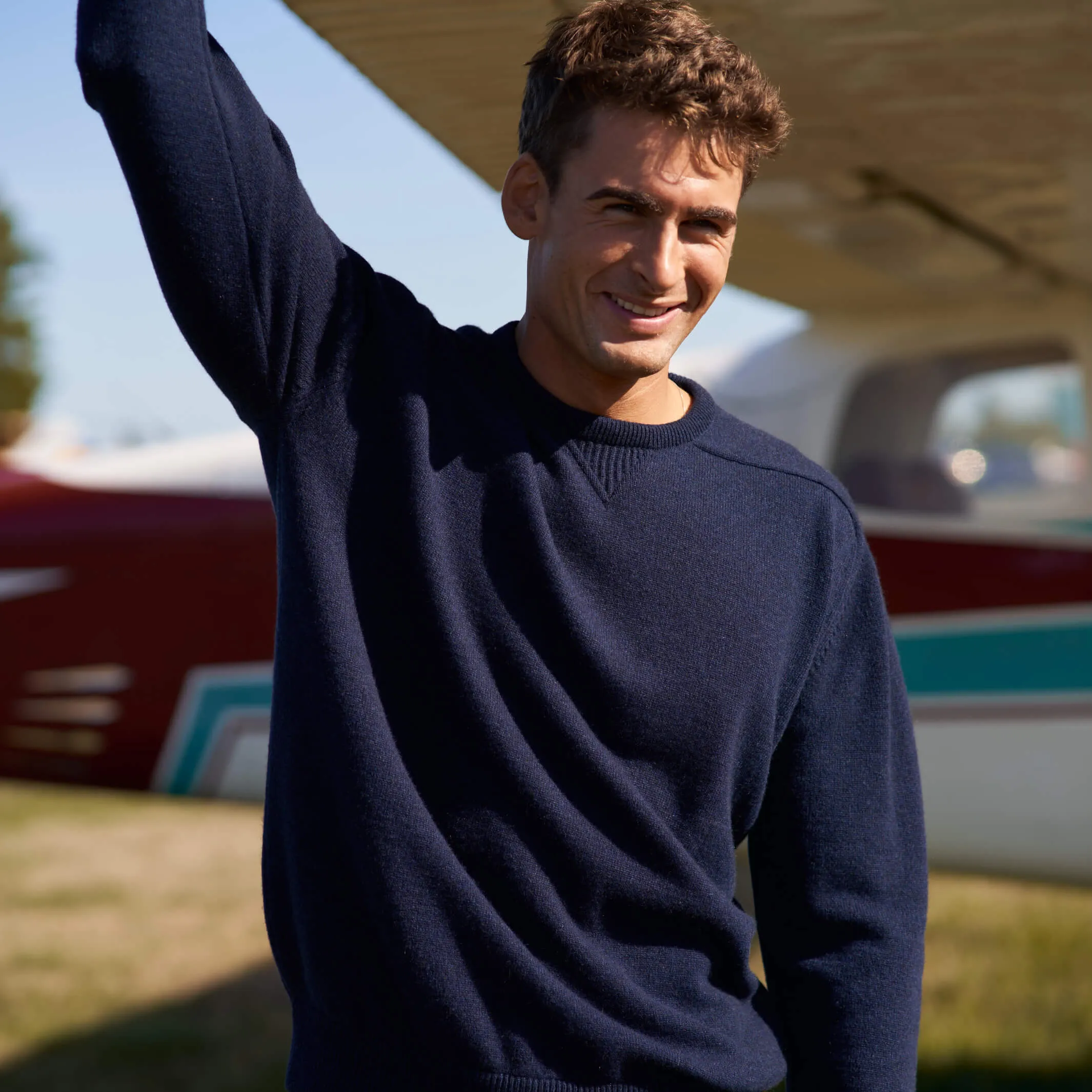 The Loden 4-Ply Cashmere Sport Crewneck Sweater