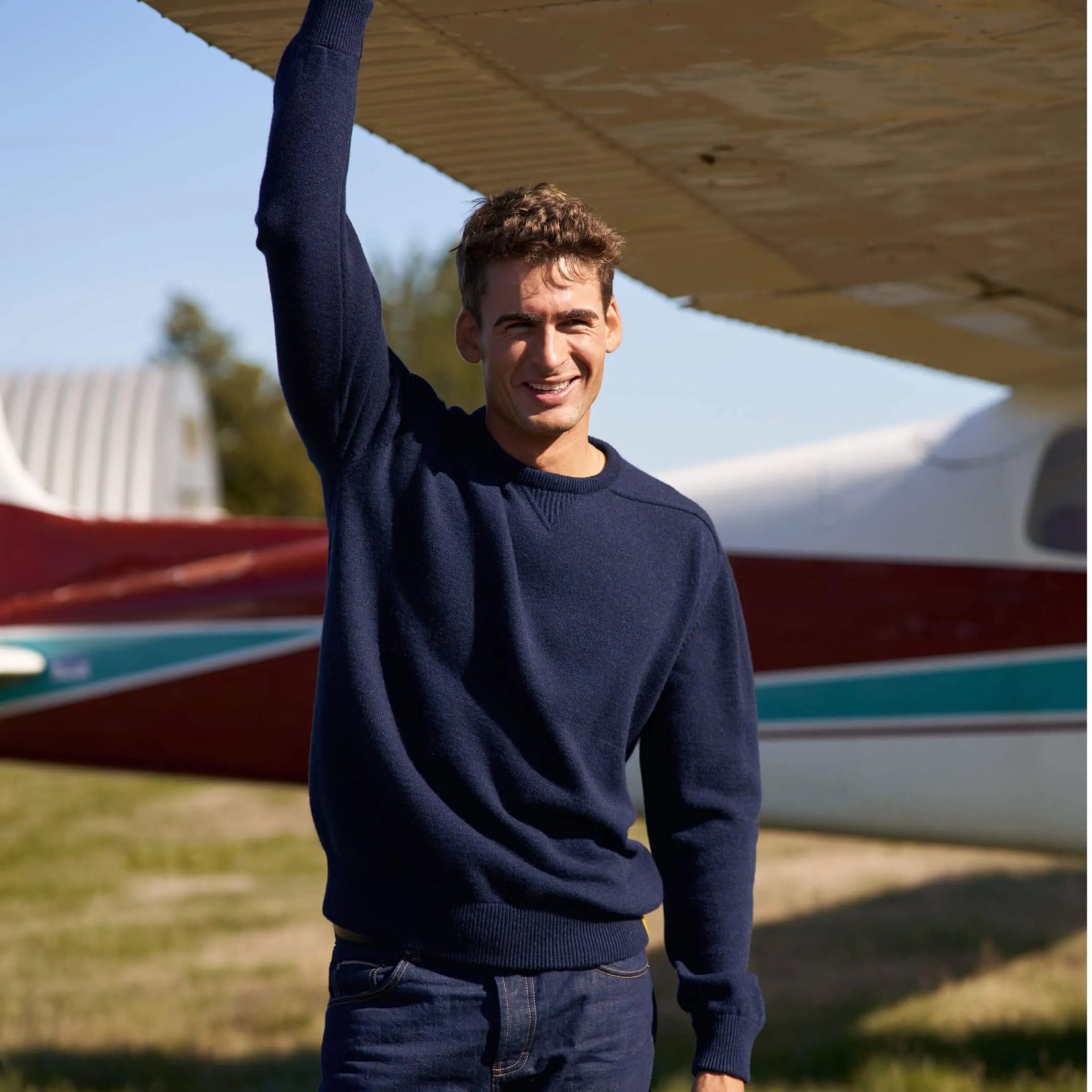 The Loden 4-Ply Cashmere Sport Crewneck Sweater