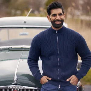 The Logan 4-ply Cashmere Full Zip