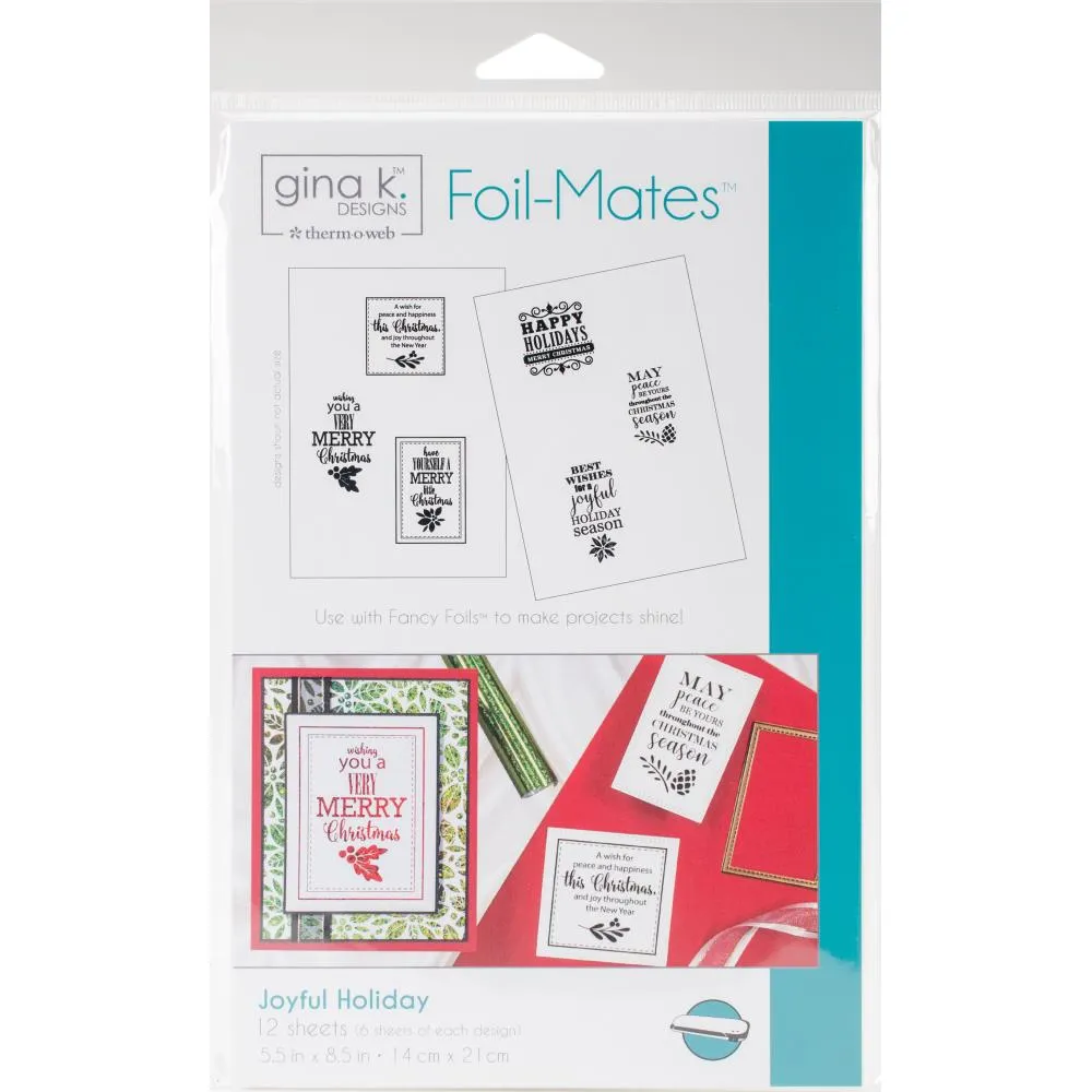 Therm-o-web  Stamp n Foil Gina K.Designs - Joyful Holiday