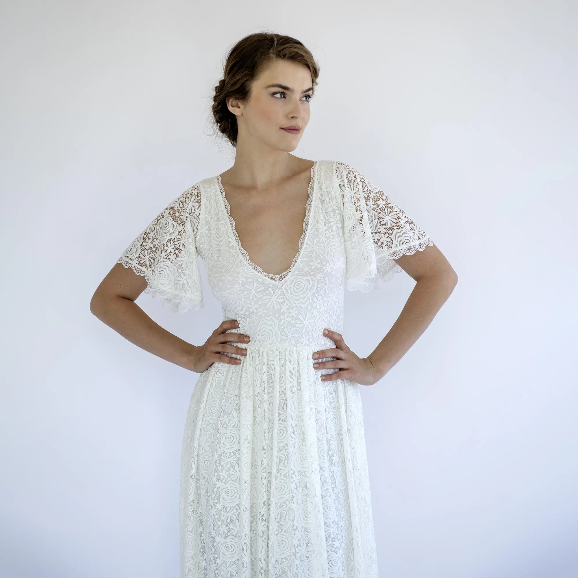 Train Wedding Dress #1479