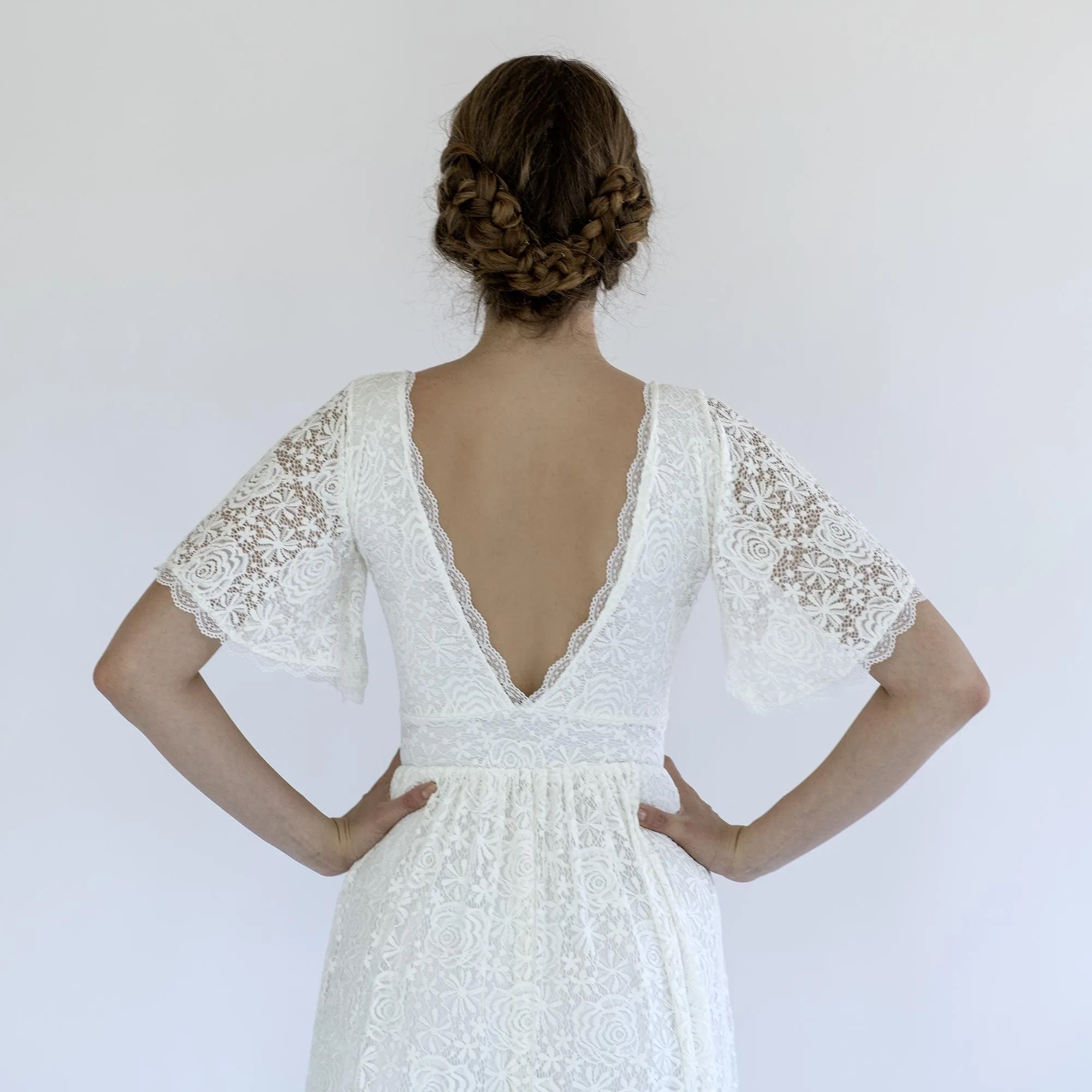 Train Wedding Dress #1479