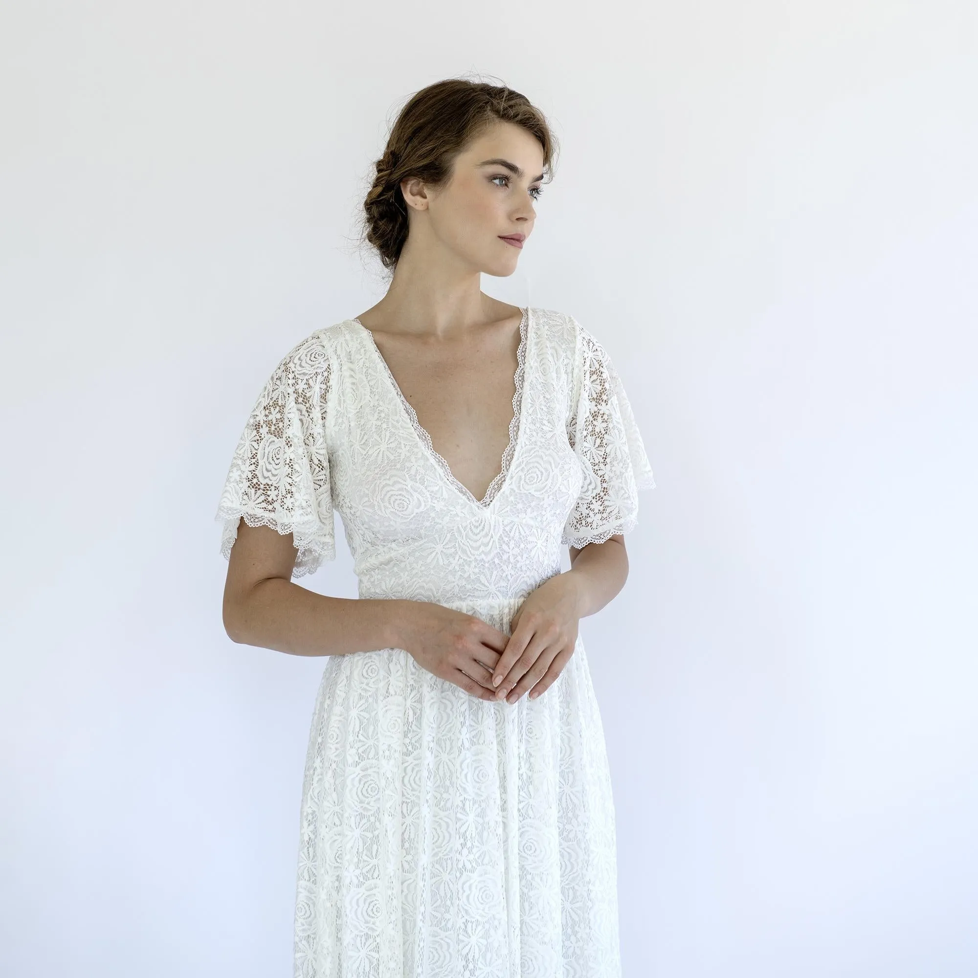 Train Wedding Dress #1479
