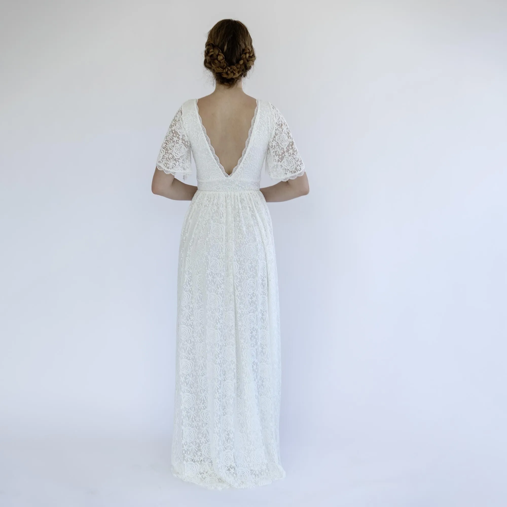Train Wedding Dress #1479