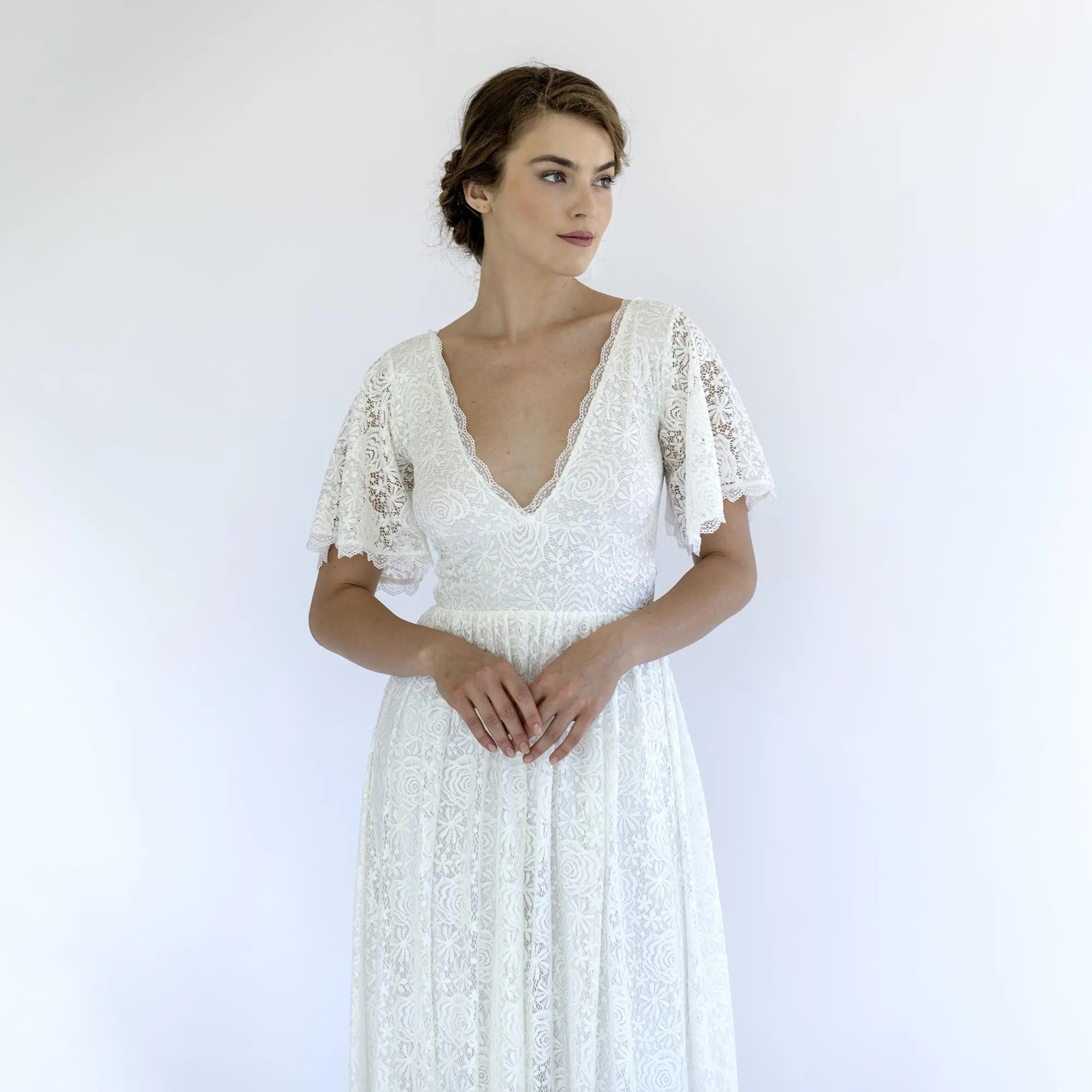 Train Wedding Dress #1479