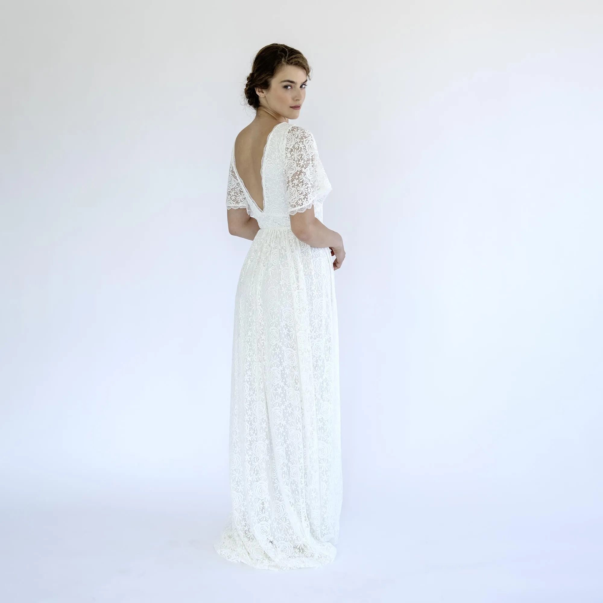 Train Wedding Dress #1479