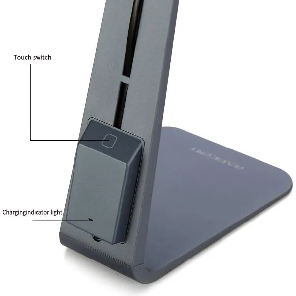 Ultra-Thin Minimalist USB Desk Lamp With Smart Touch Dimmer and Built-In Battery