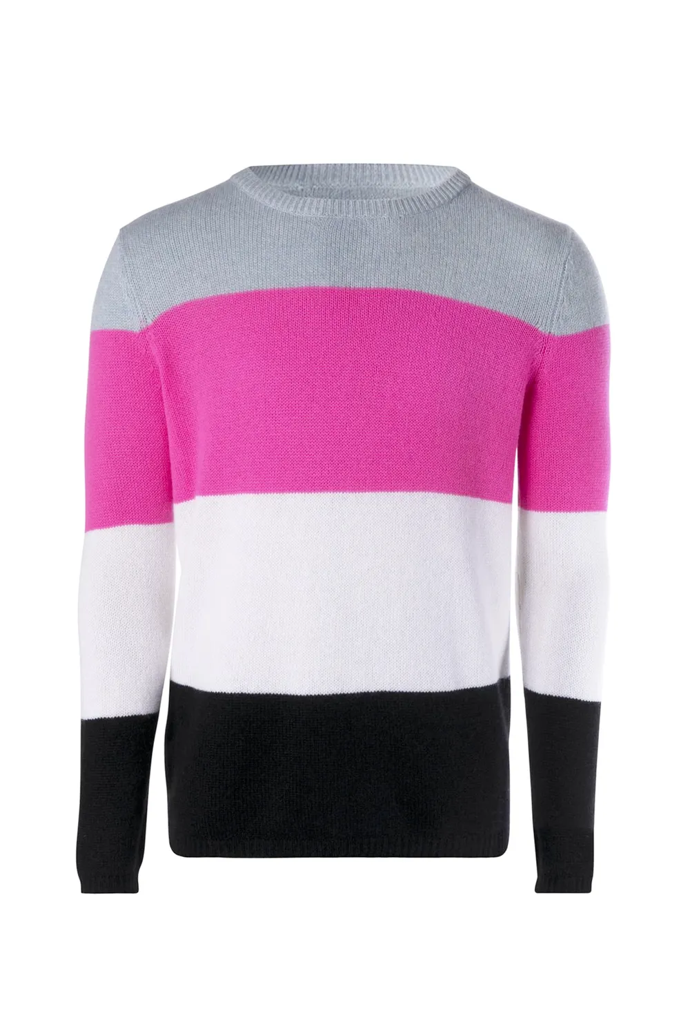 Unisex Chunky Stripe Cashmere Jumper