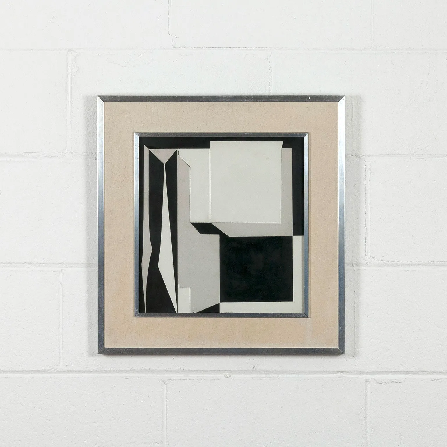 VICTOR VASARELY "AKKA" GOUACHE, 1949