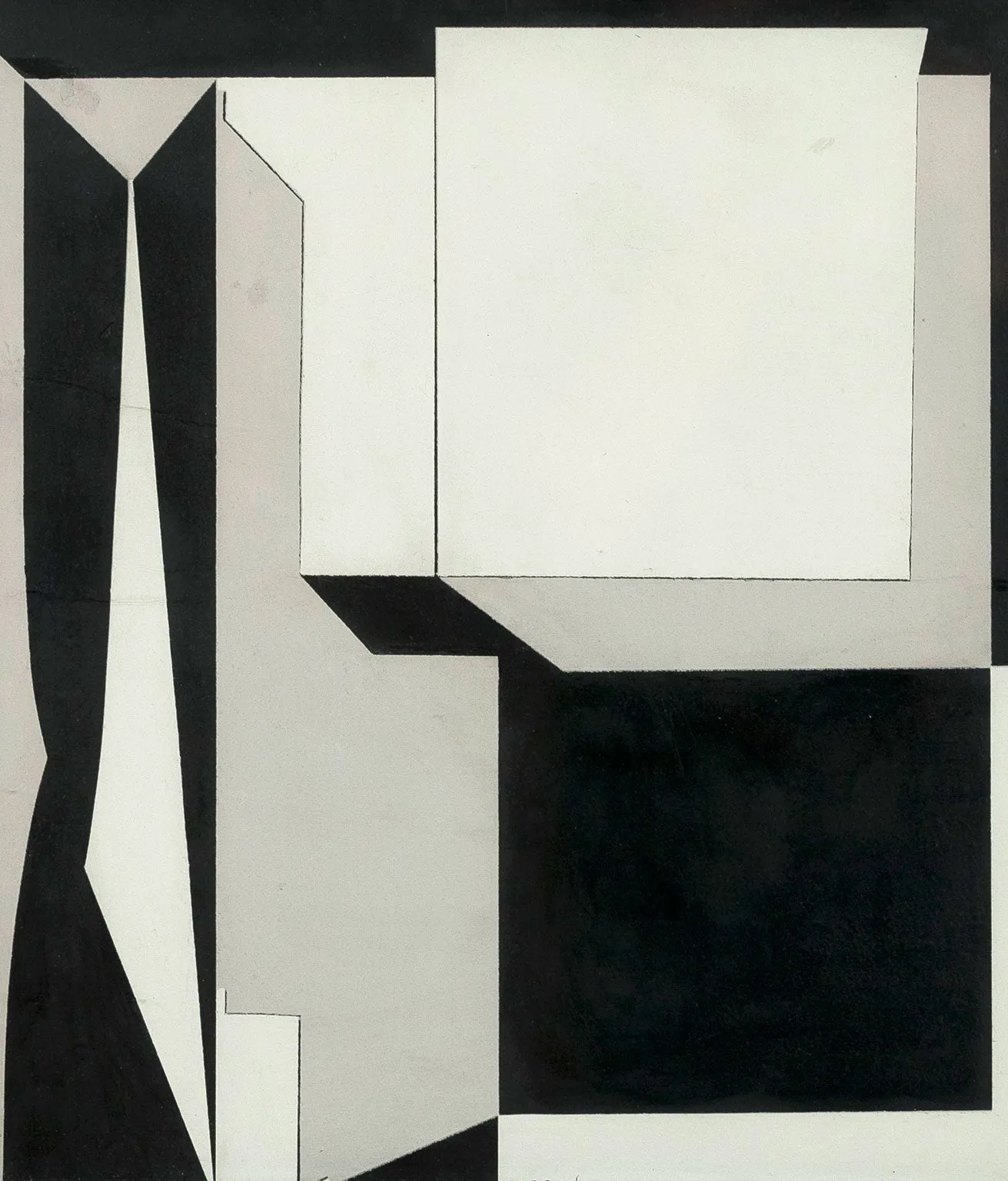 VICTOR VASARELY "AKKA" GOUACHE, 1949