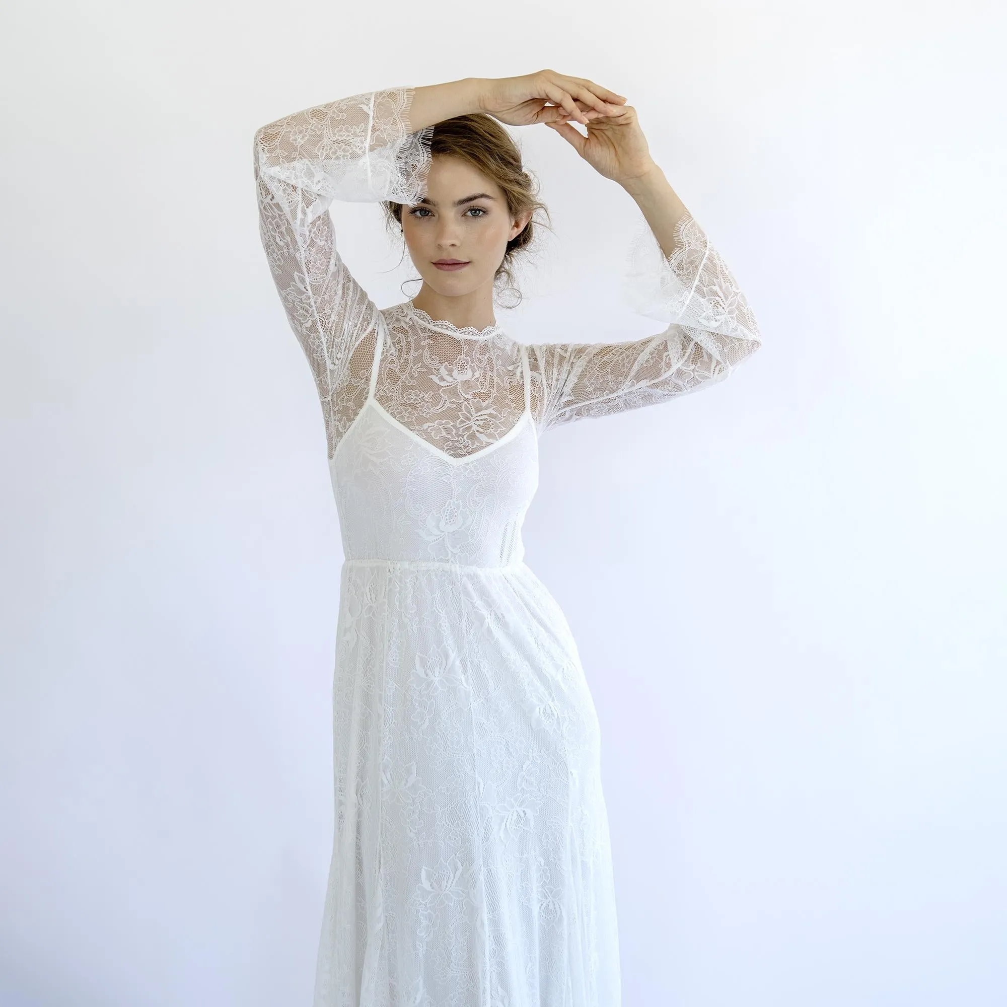 Vintage Lace Wedding Dress #1498