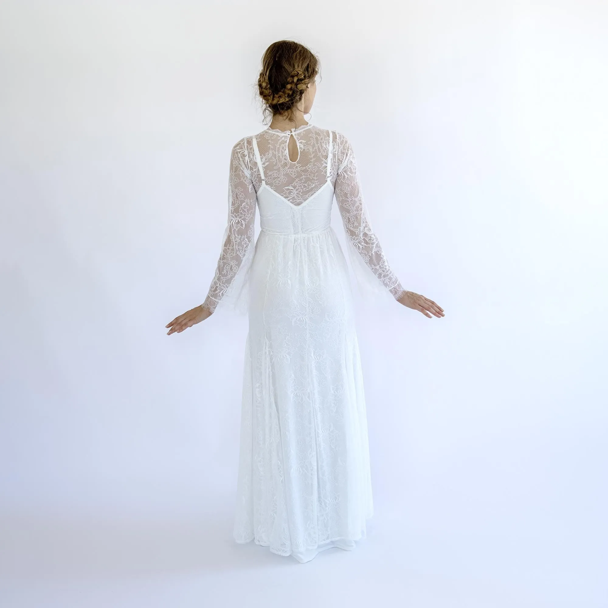 Vintage Lace Wedding Dress #1498