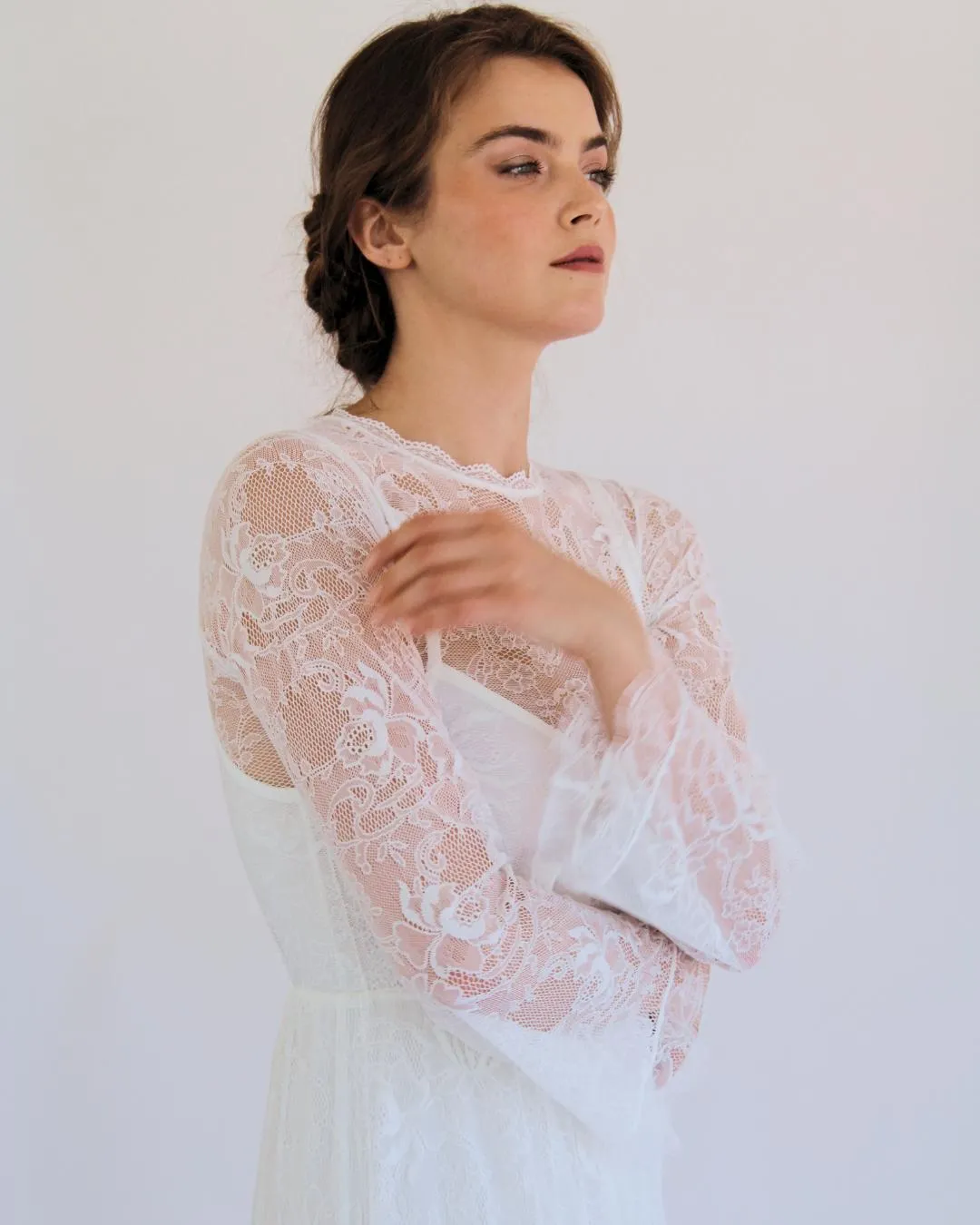Vintage Lace Wedding Dress #1498