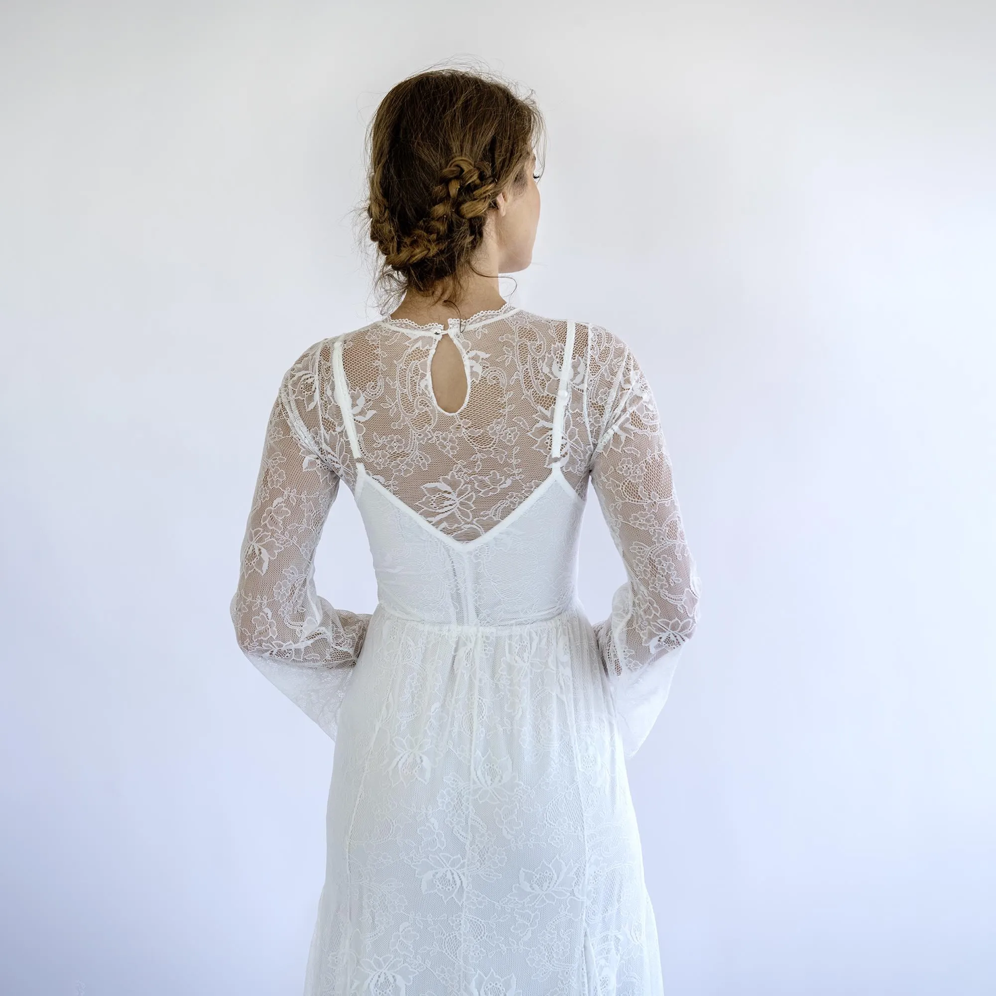 Vintage Lace Wedding Dress #1498