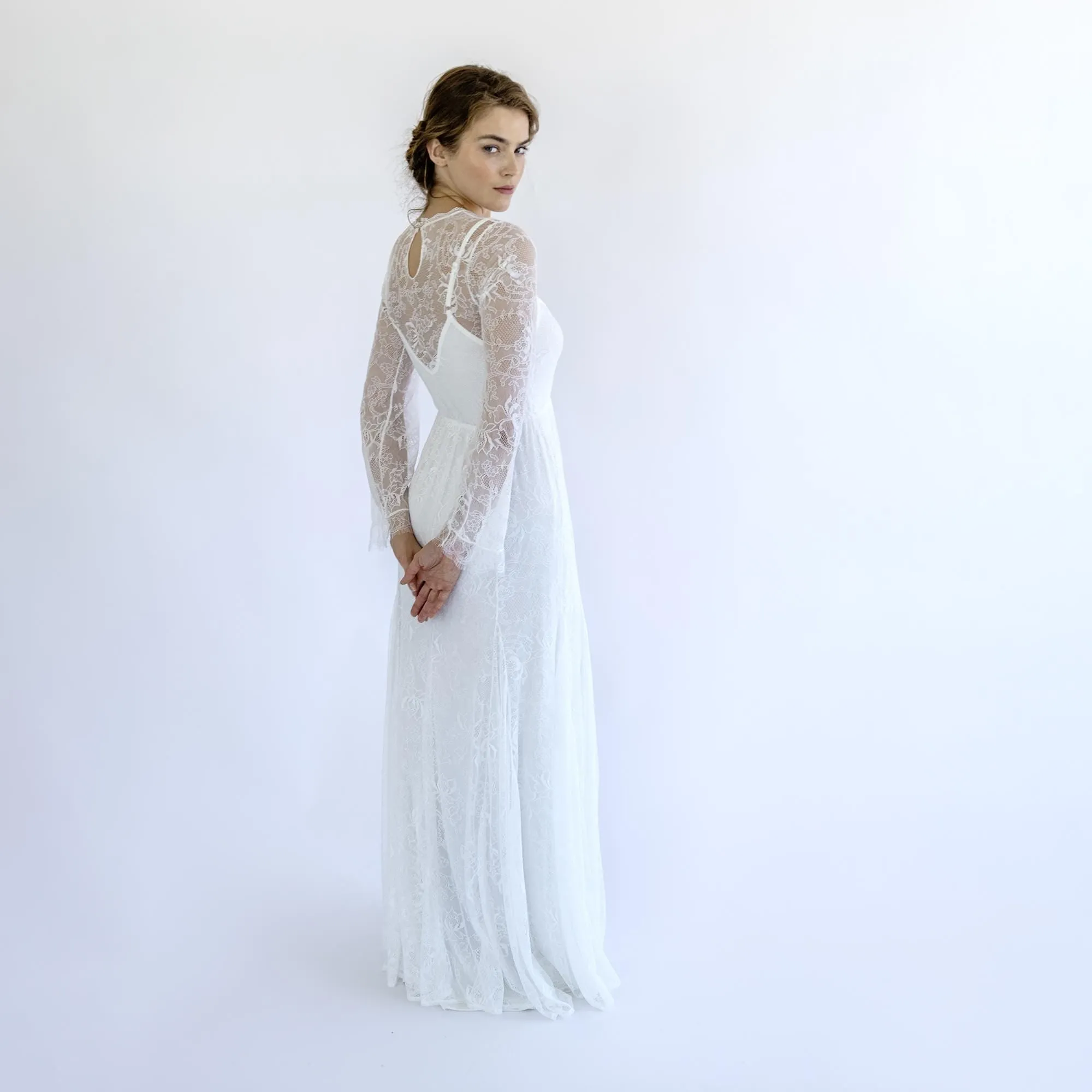 Vintage Lace Wedding Dress #1498