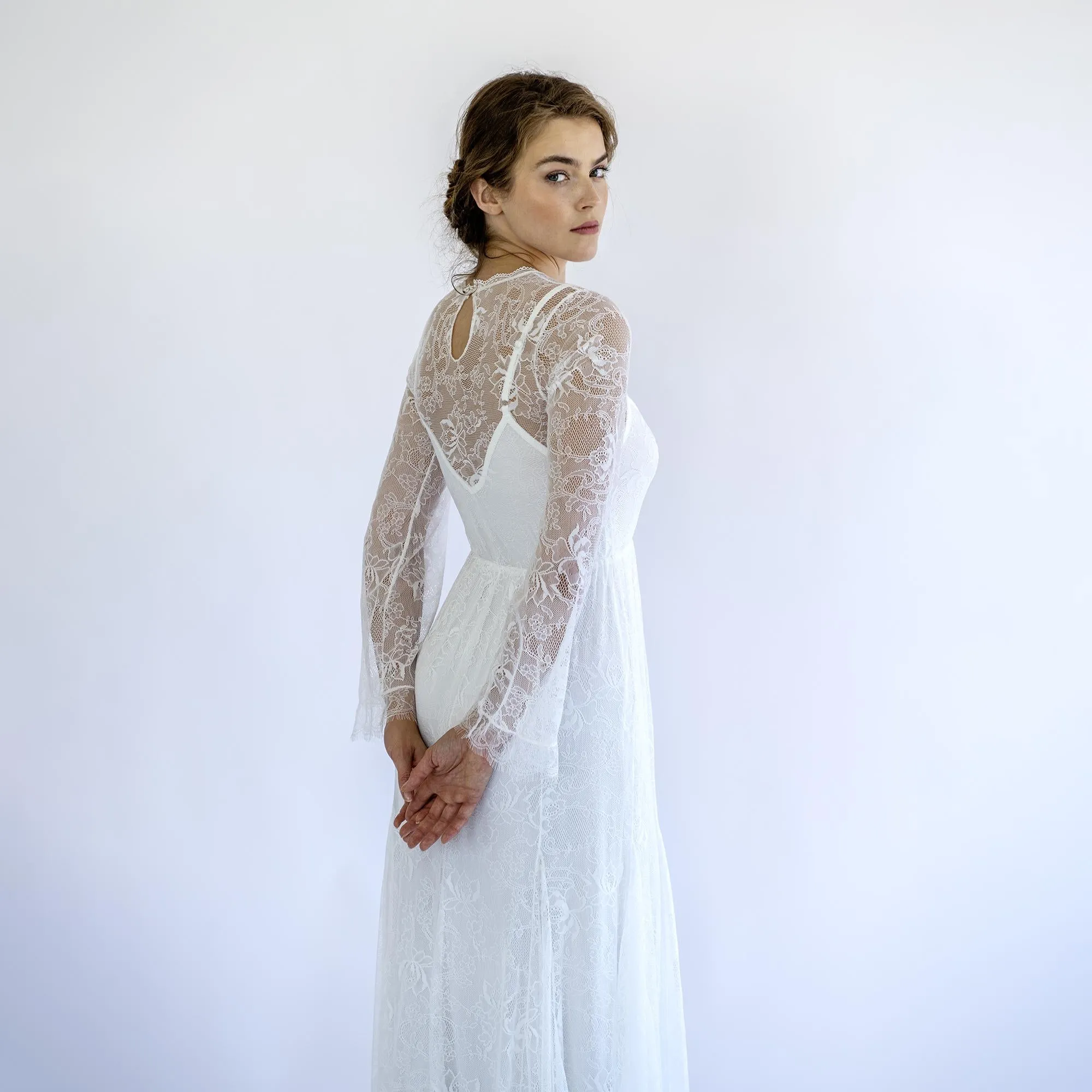 Vintage Lace Wedding Dress #1498