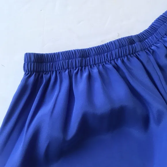 Vintage Victoria’s Secret Blue PJ Set 90‘ y2k Sexy Lounge Matching Large 2 Piece