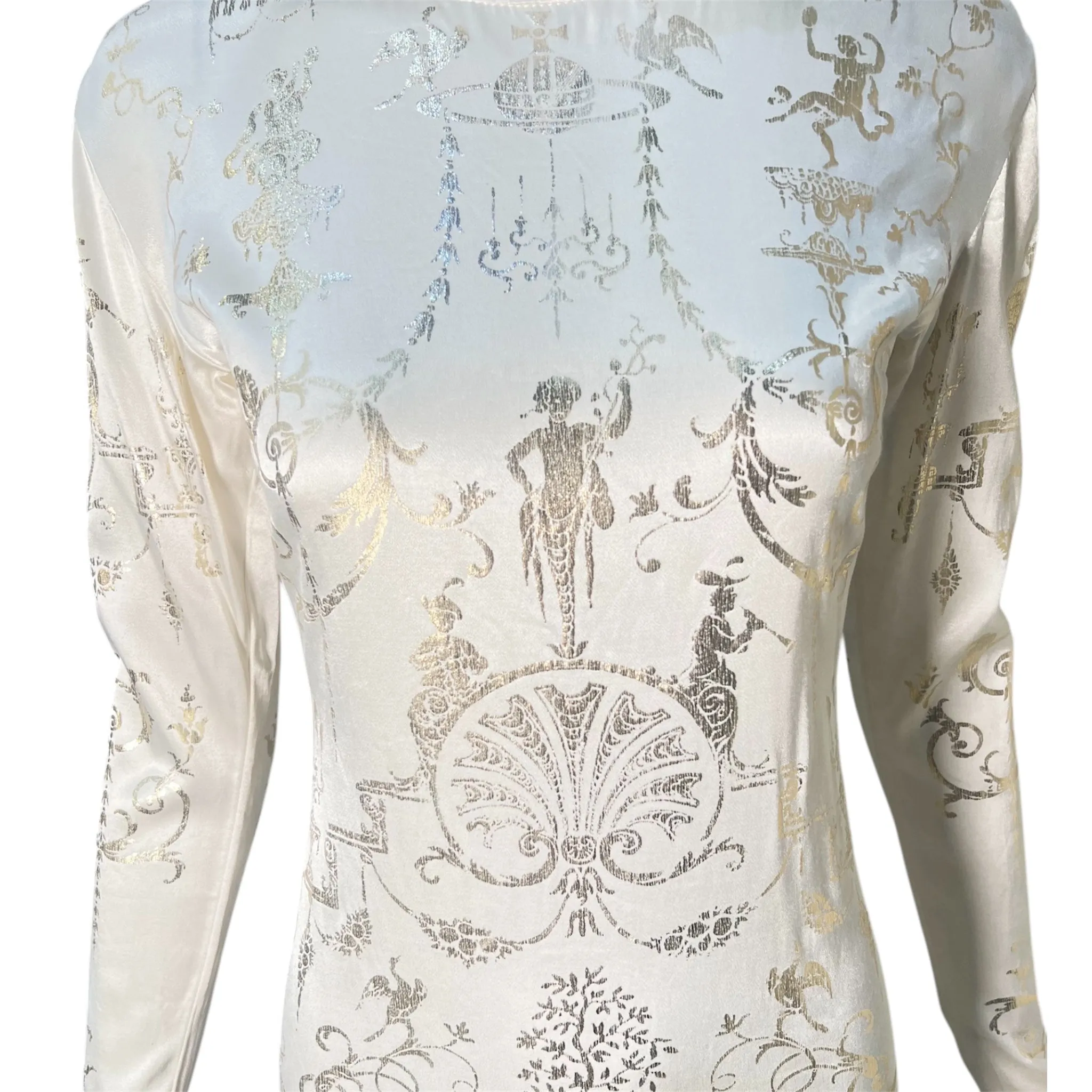 Vivienne Westwood 'Dressing Up' A/W 1991/1992 Boulle Dress in Pearl White