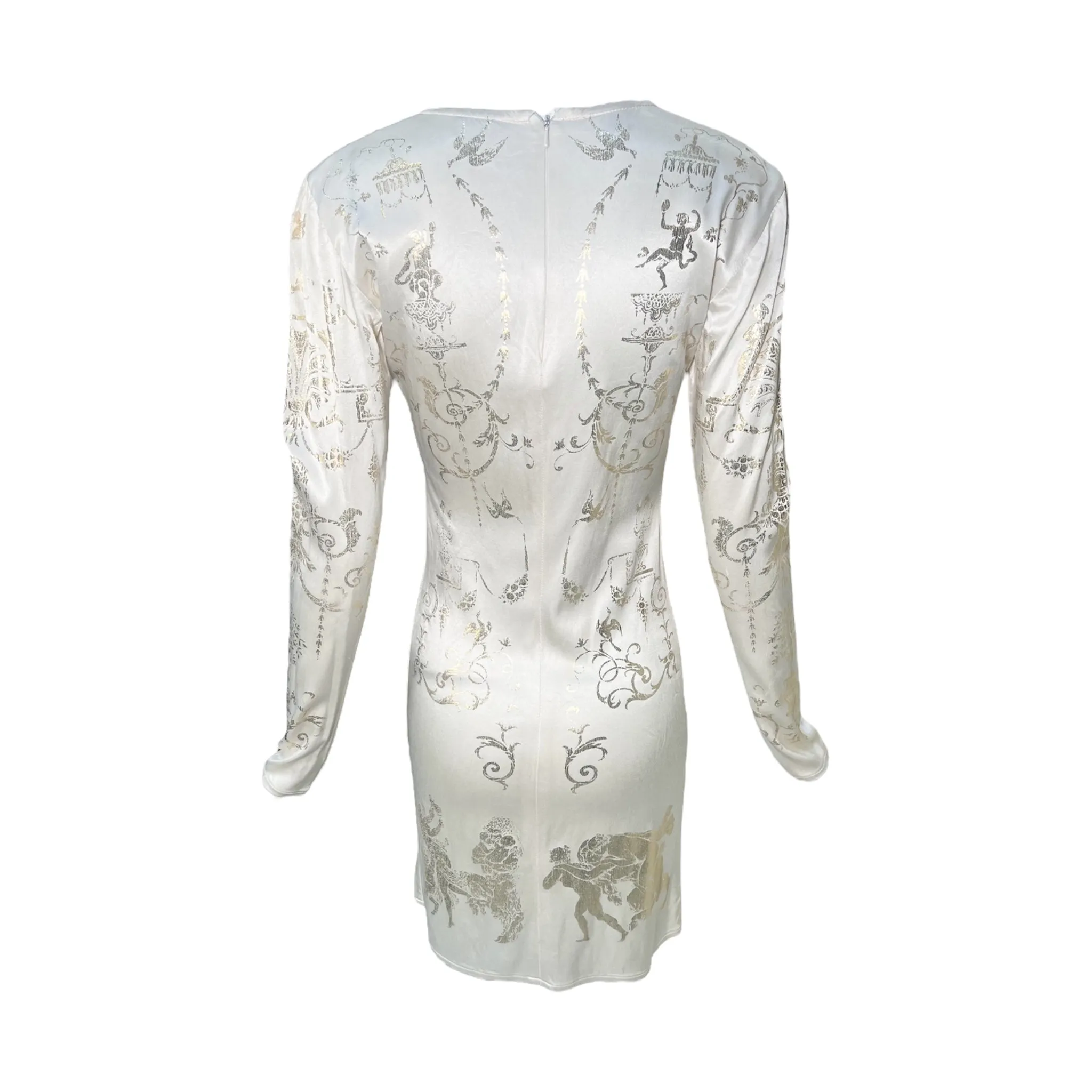 Vivienne Westwood 'Dressing Up' A/W 1991/1992 Boulle Dress in Pearl White