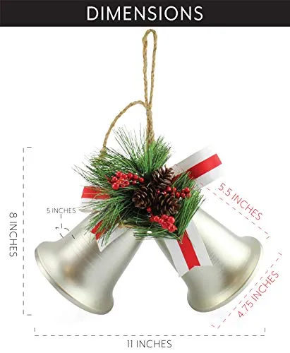 Wall Hanging Silver Bells